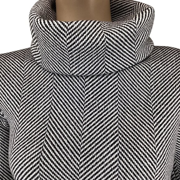 J.Crew Womens Sweatshirt Size XS Xsmall Long Sleeve Funnel Neck Herringbone‎ - Picture 3 of 10